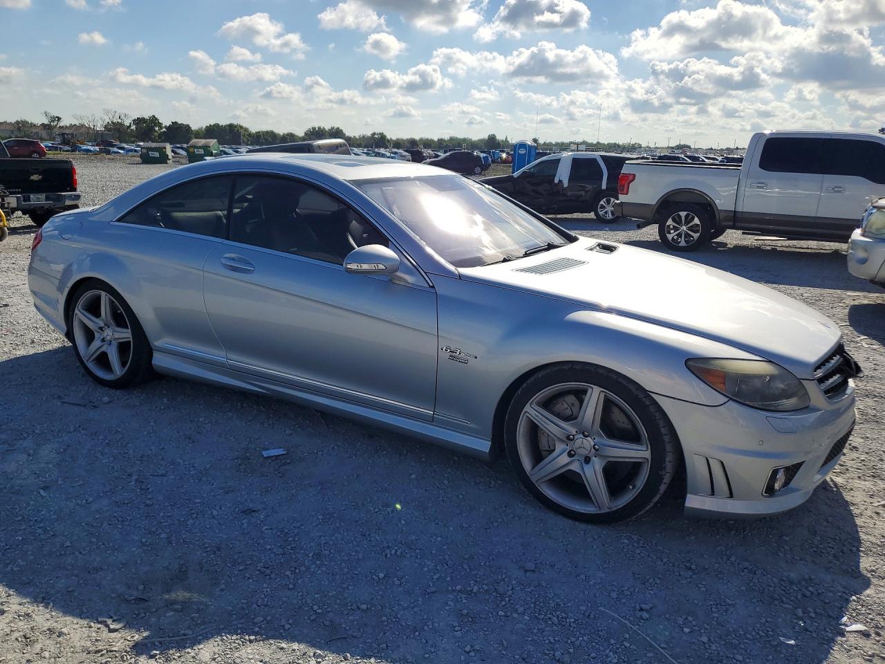 2008 Mercedes-benz Cl 63 Amg Silver vin: WDDEJ77X48A013277