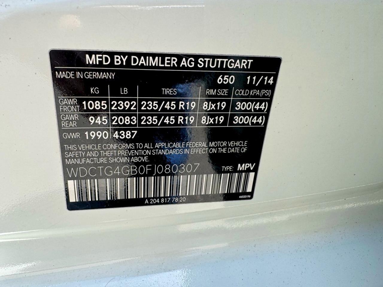 2015 Mercedes-benz Gla 250 4matic White vin: WDCTG4GB0FJ080307