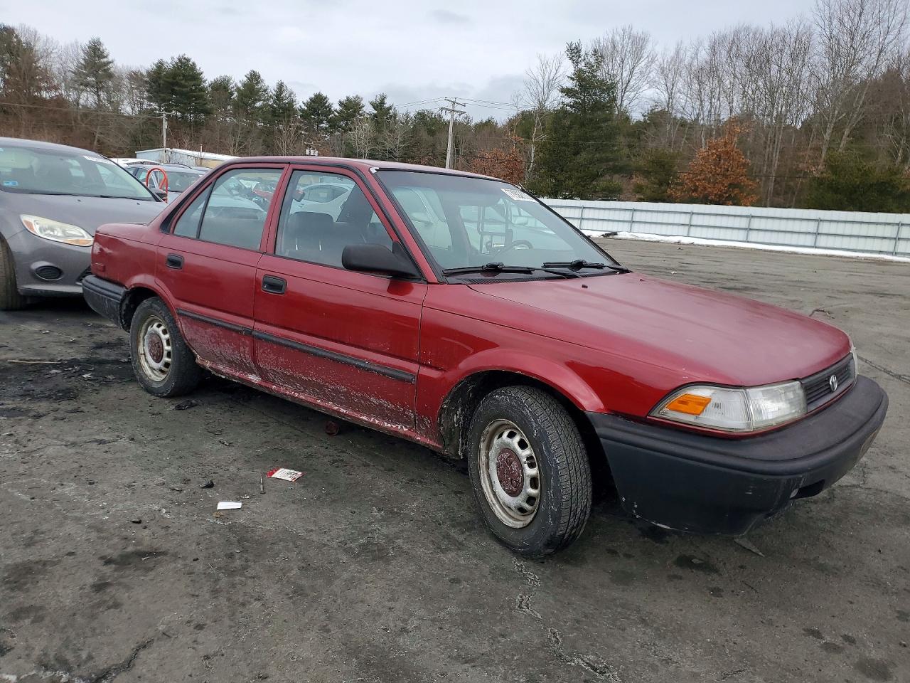 1992 Toyota Corolla Red vin: 2T1AE91A4NC180002