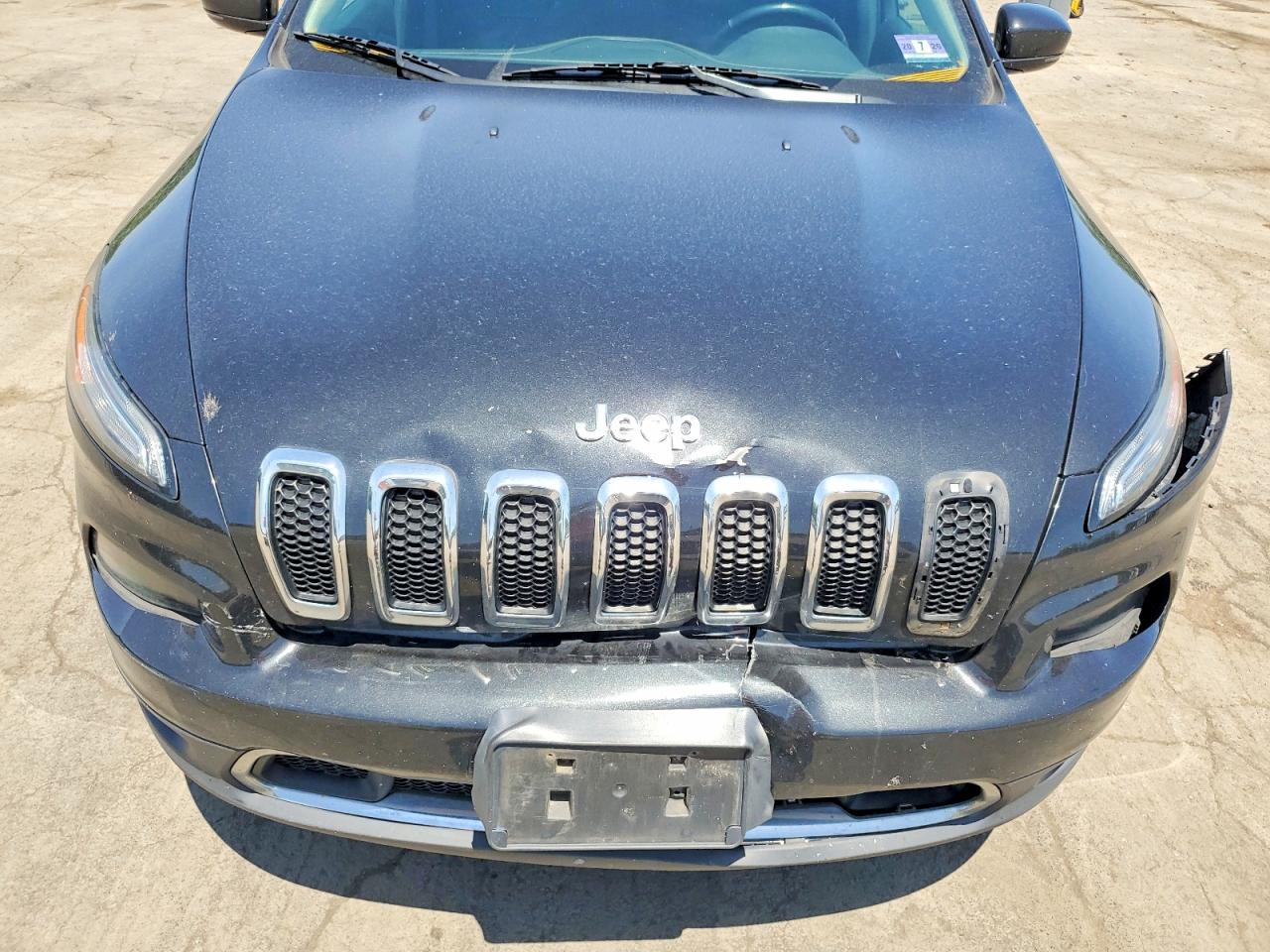 2015 Jeep Cherokee Limited Black vin: 1C4PJMDS1FW704180
