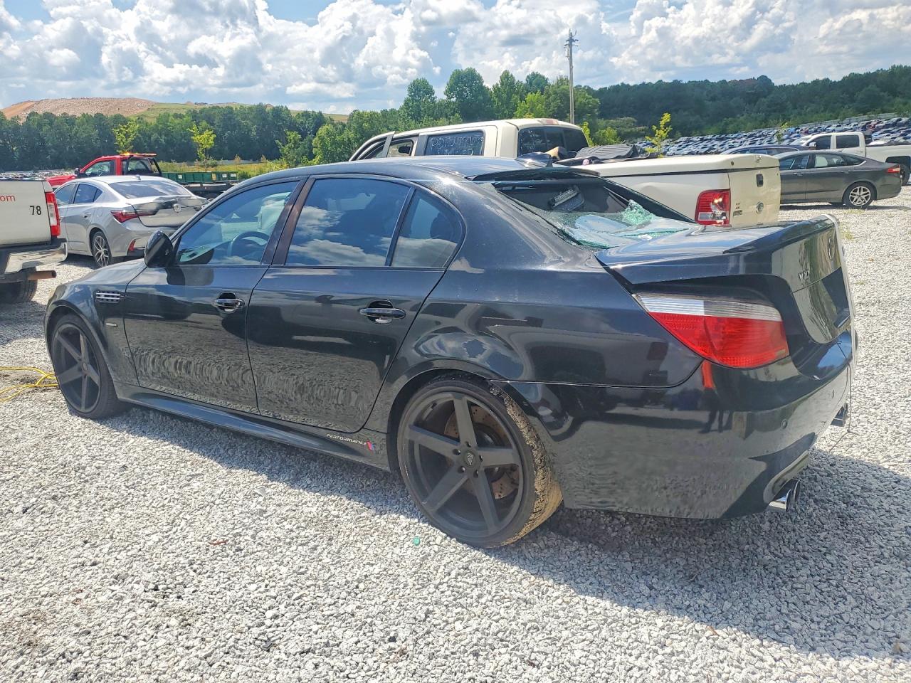 2007 Bmw M5 Black vin: WBSNB93517CX07881