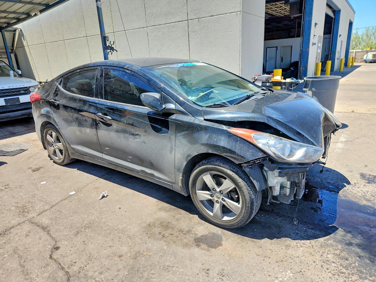 2013 Hyundai Elantra Gls Black vin: KMHDH4AE3DU849237