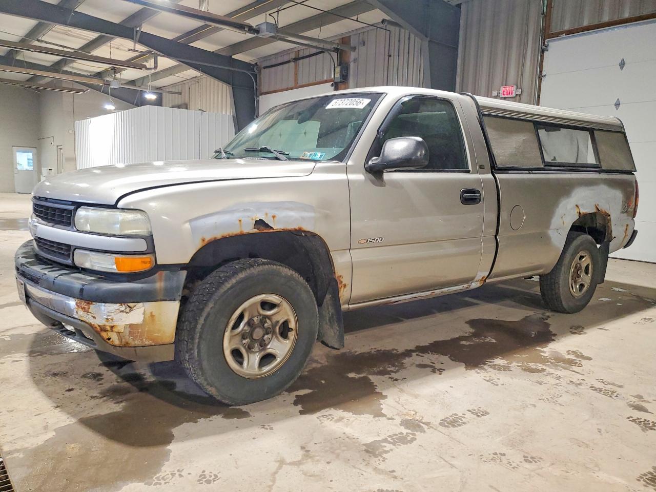 2002 Chevrolet Silverado K1500 Silver vin: 1GCEK14W82Z266188