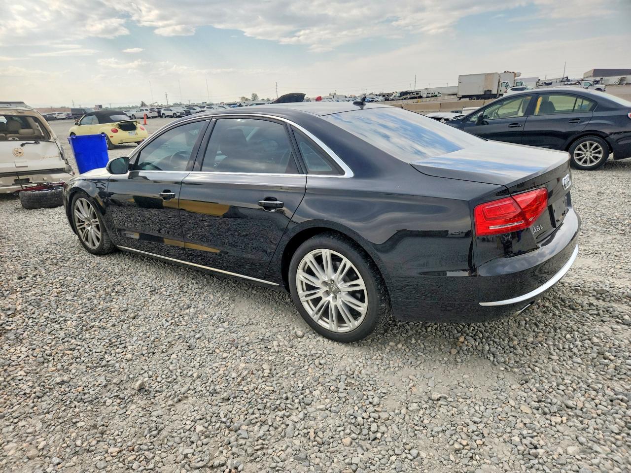 2014 Audi A8 L Tdi Quattro Черный vin: WAURMAFD9EN000842