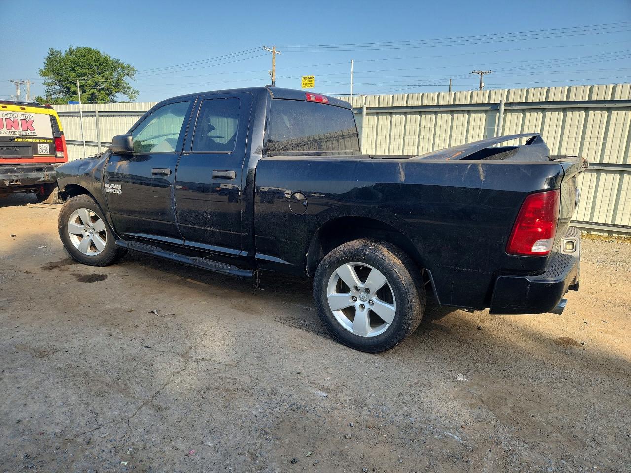 2015 Ram 1500 St Черный vin: 1C6RR6FT6FS505434