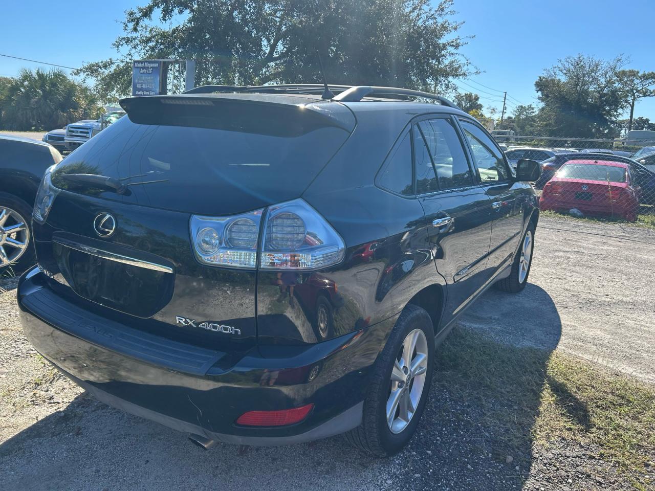 2008 Lexus Rx 400h Black vin: JTJGW31UX82009205