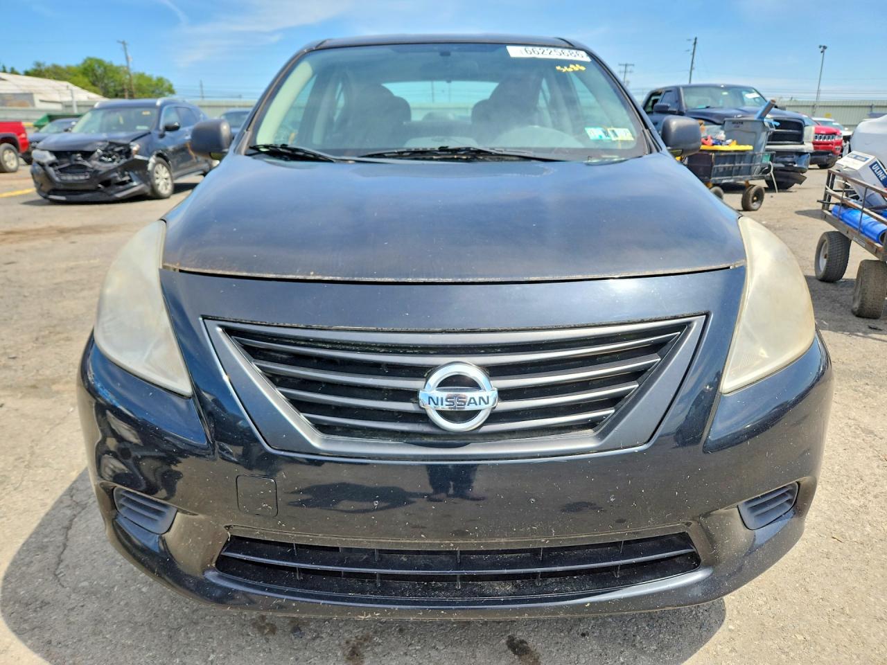 2014 Nissan Versa 1.6 S Black vin: 3N1CN7AP8EL840964