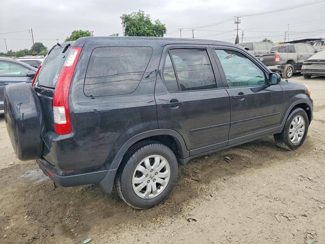 2006 Honda Cr-v Se Black vin: JHLRD789X6C012755