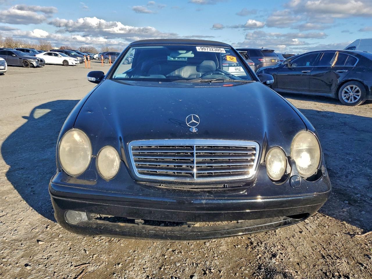 2002 Mercedes-benz Clk 430 Black vin: WDBLK70G42T112989