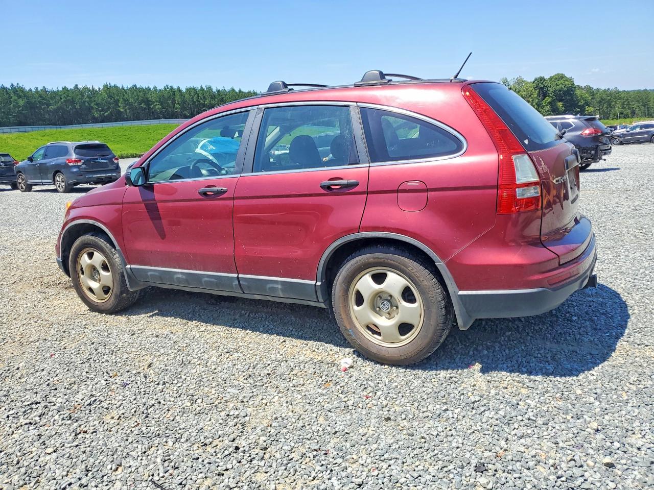 2011 Honda Cr-v Lx Red vin: 5J6RE4H33BL062048