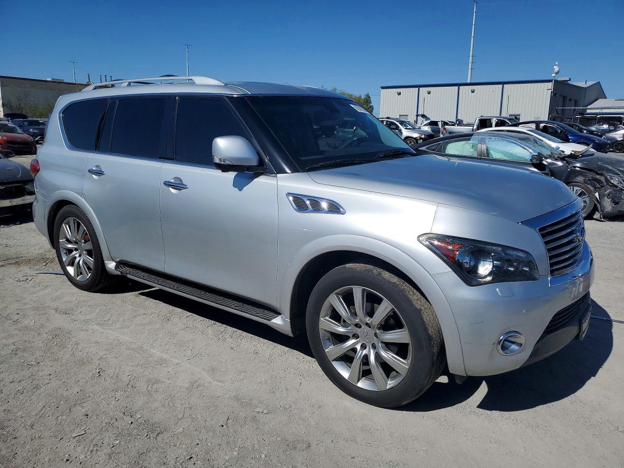 2012 Infiniti Qx56 Base Серебряный vin: JN8AZ2NF4C9516112