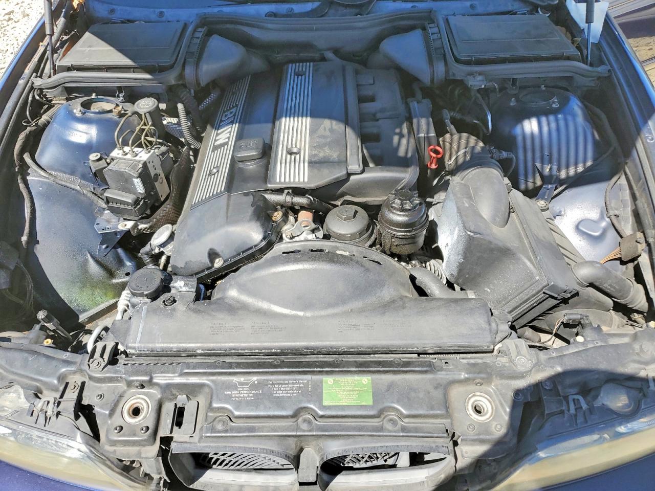 2001 Bmw 530 I Automatic Blue vin: WBADT63421CF05810