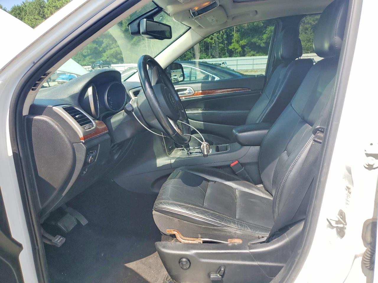 2013 Jeep Grand Cherokee Limited White vin: 1C4RJEBGXDC656691