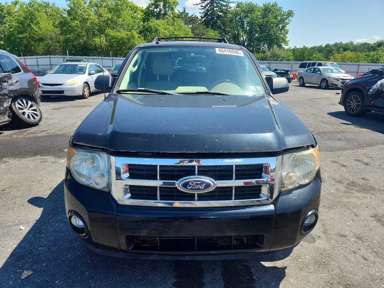 2012 Ford Escape Xlt Black vin: 1FMCU9DG2CKA87479