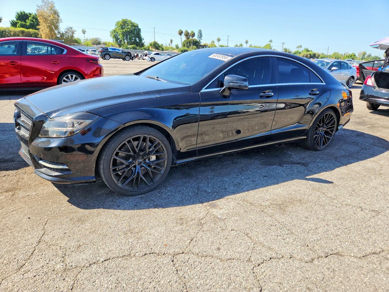 2012 Mercedes-benz Cls 550 Black vin: WDDLJ7DB8CA026784