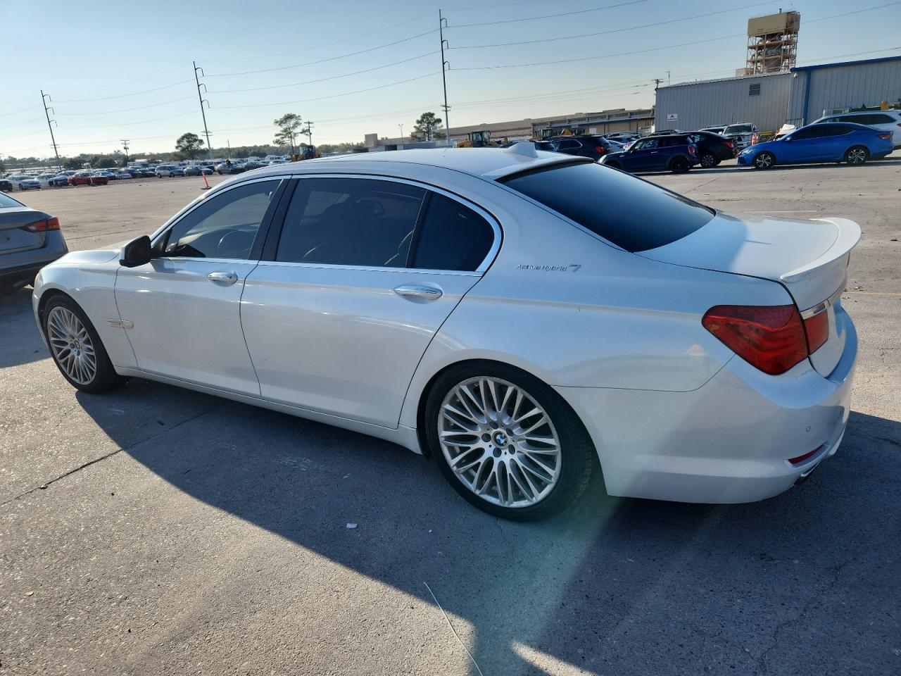 2011 Bmw 750 Li White vin: WBAKX8C59BC198179
