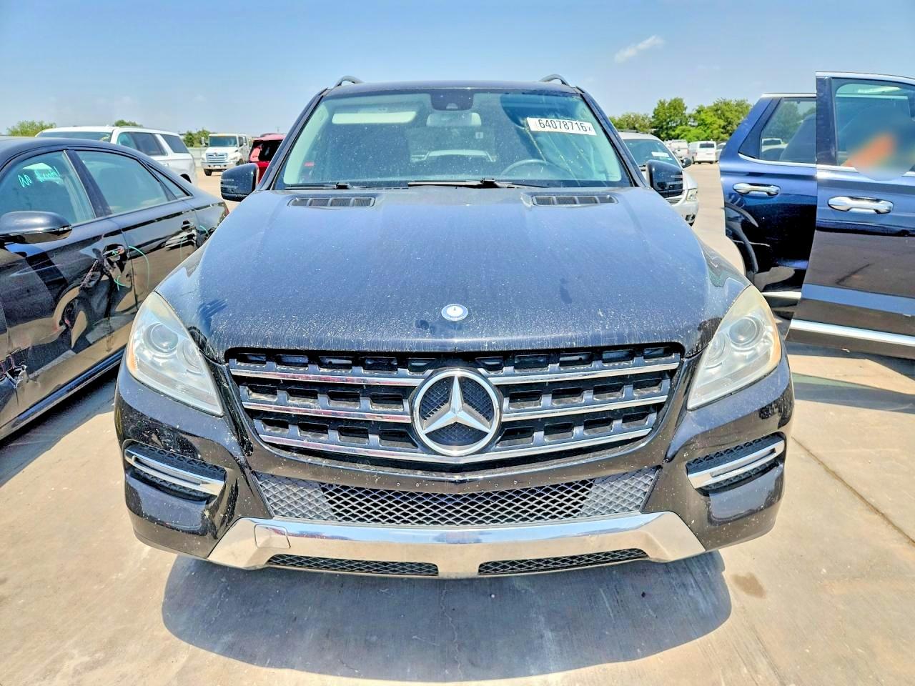 2015 Mercedes-benz Ml 350 Black vin: 4JGDA5JB7FA584925