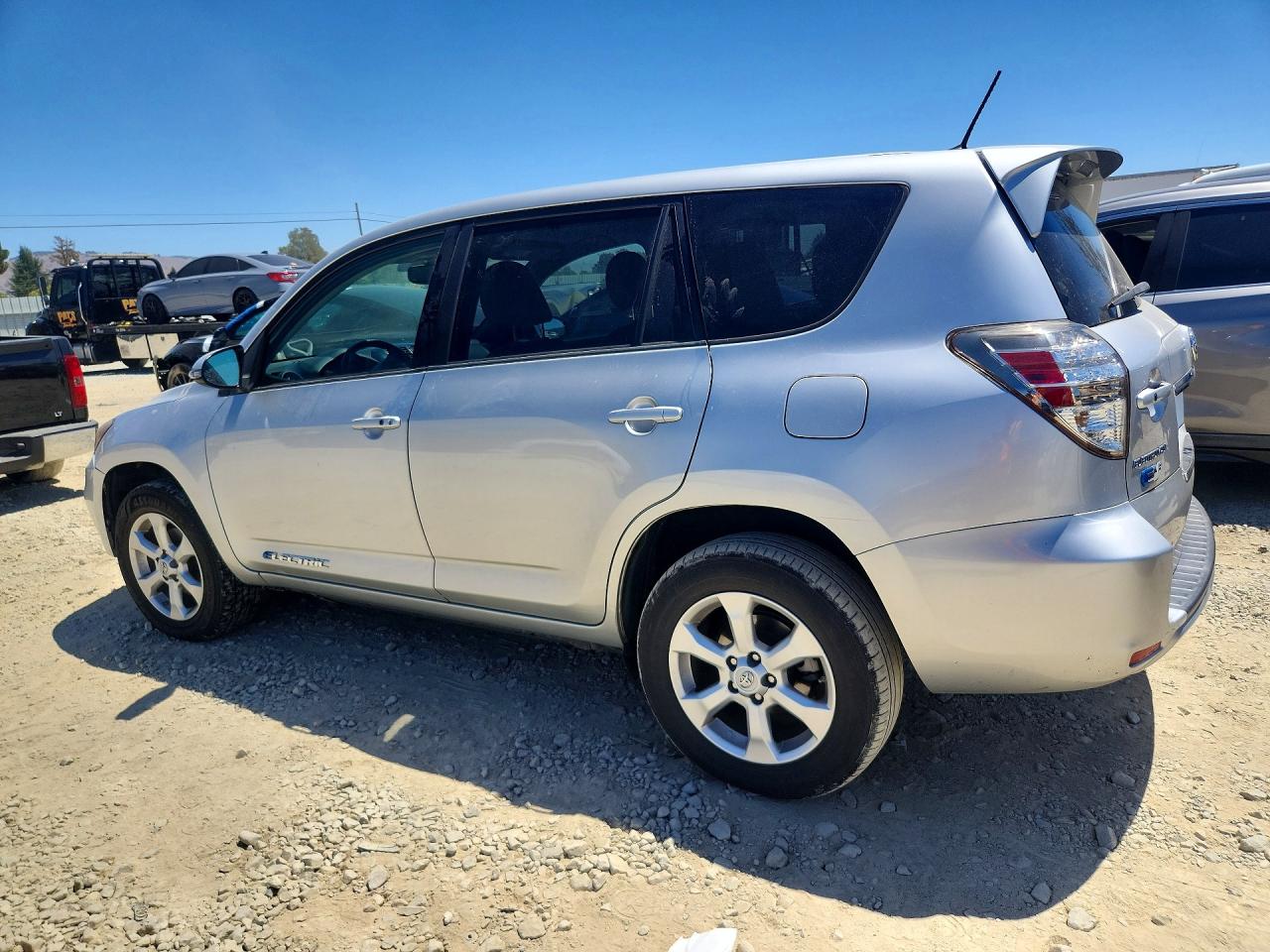 2014 Toyota Rav4 Ev Base Silver vin: 2T3YL4DV7EW002418