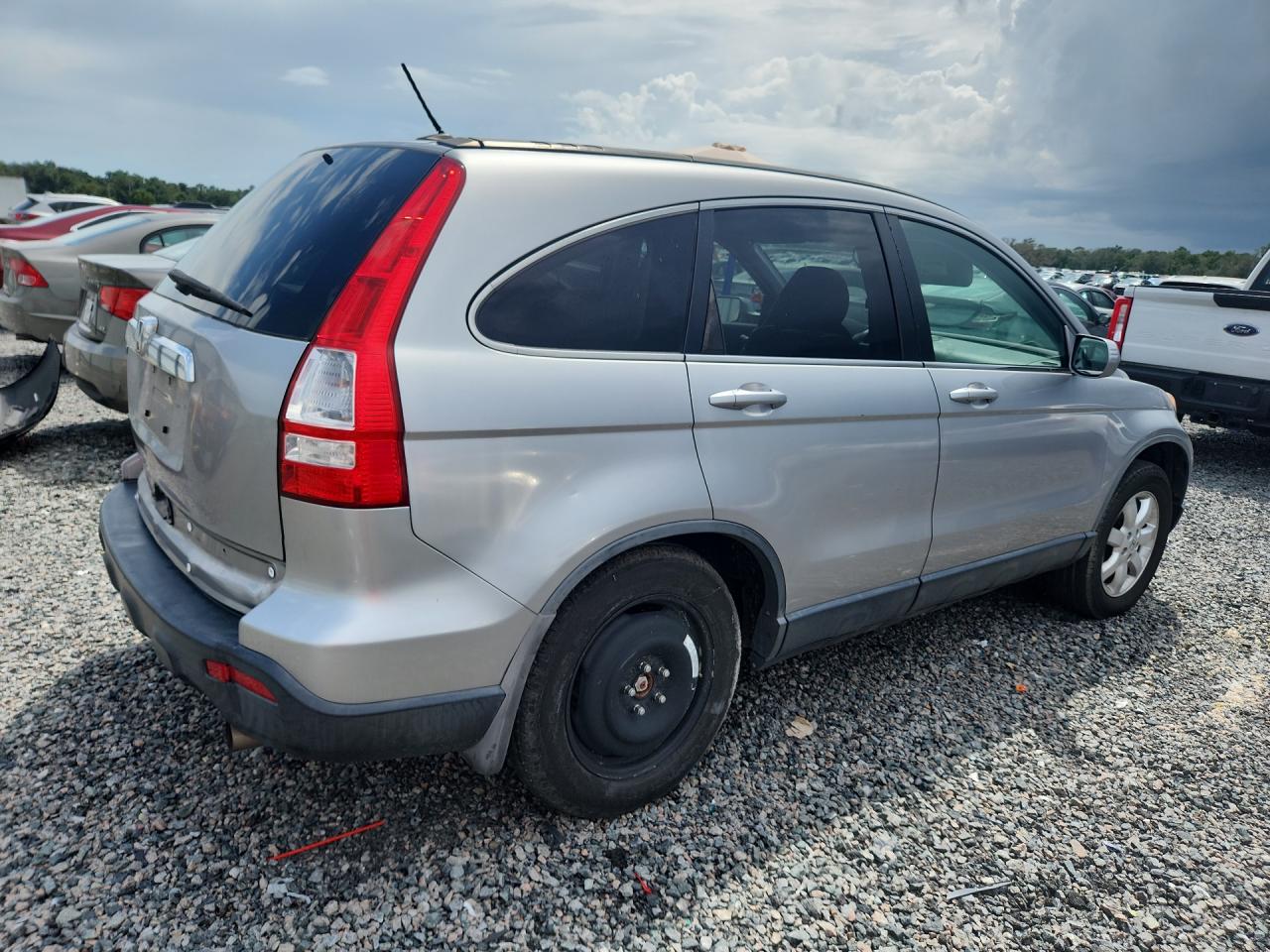 2008 Honda Cr-v Exl Silver vin: JHLRE48708C020733