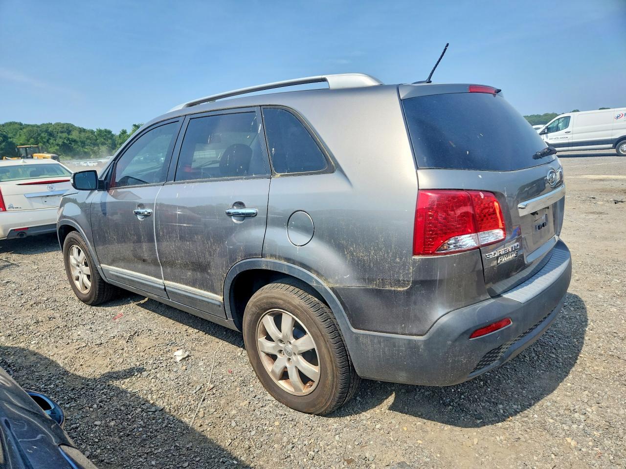 2013 Kia Sorento Lx Gray vin: 5XYKT3A6XDG416772