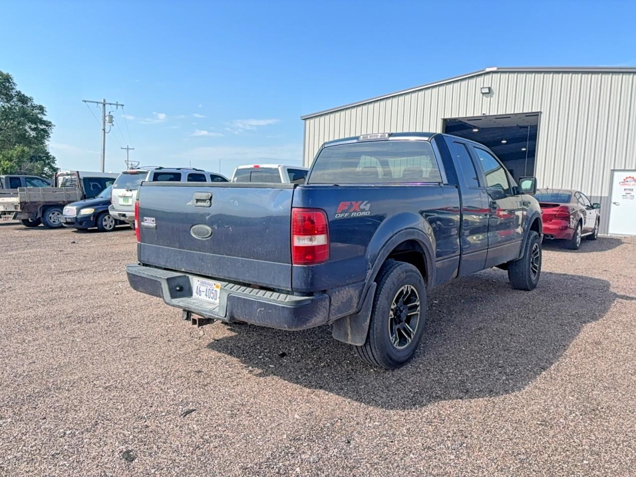 2005 Ford F-150 Blue vin: 1FTPX14595FA53807