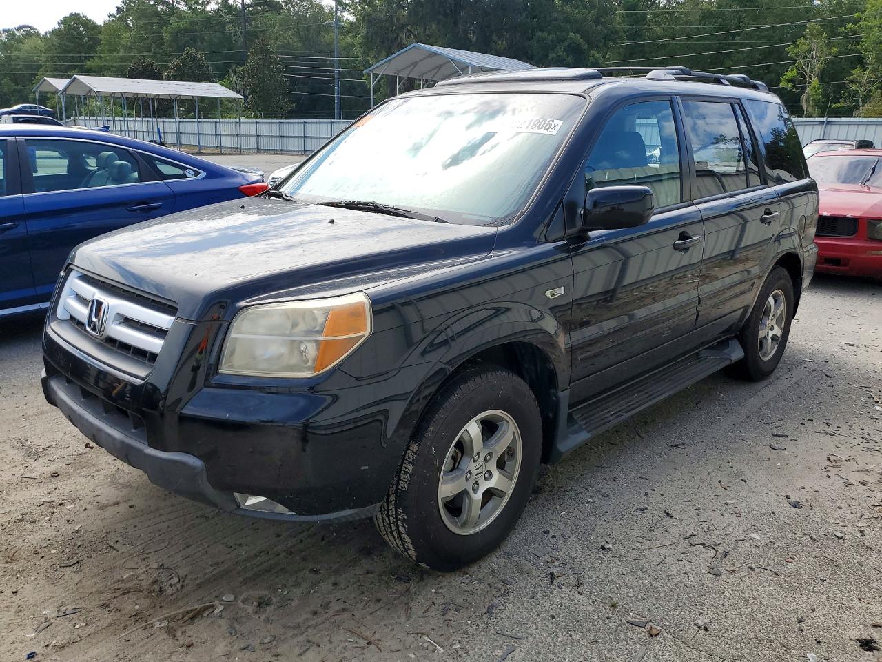 2008 Honda Pilot Exl Black vin: 5FNYF28758B023446