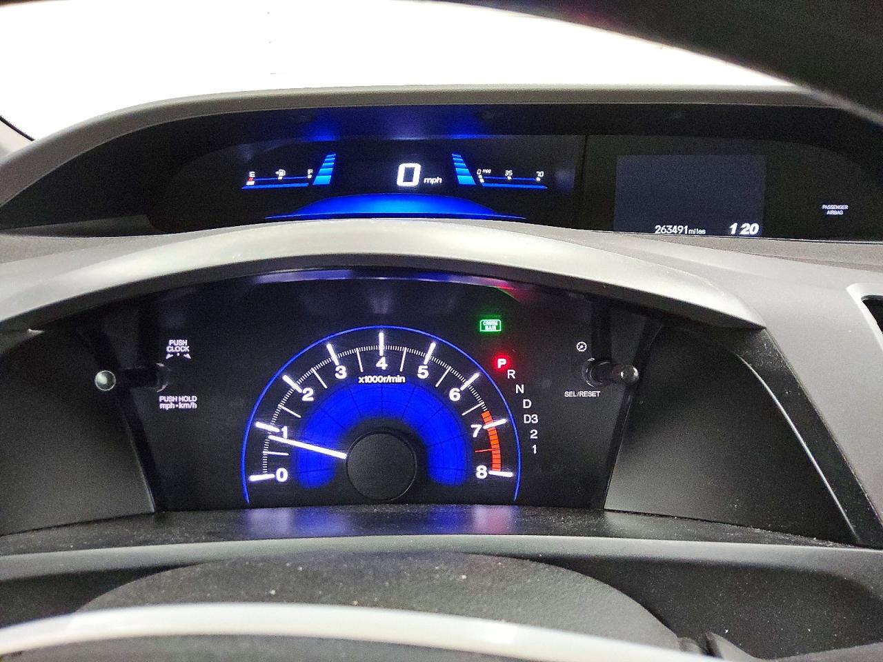 2012 Honda Civic Lx Gray vin: 19XFB2F59CE086732