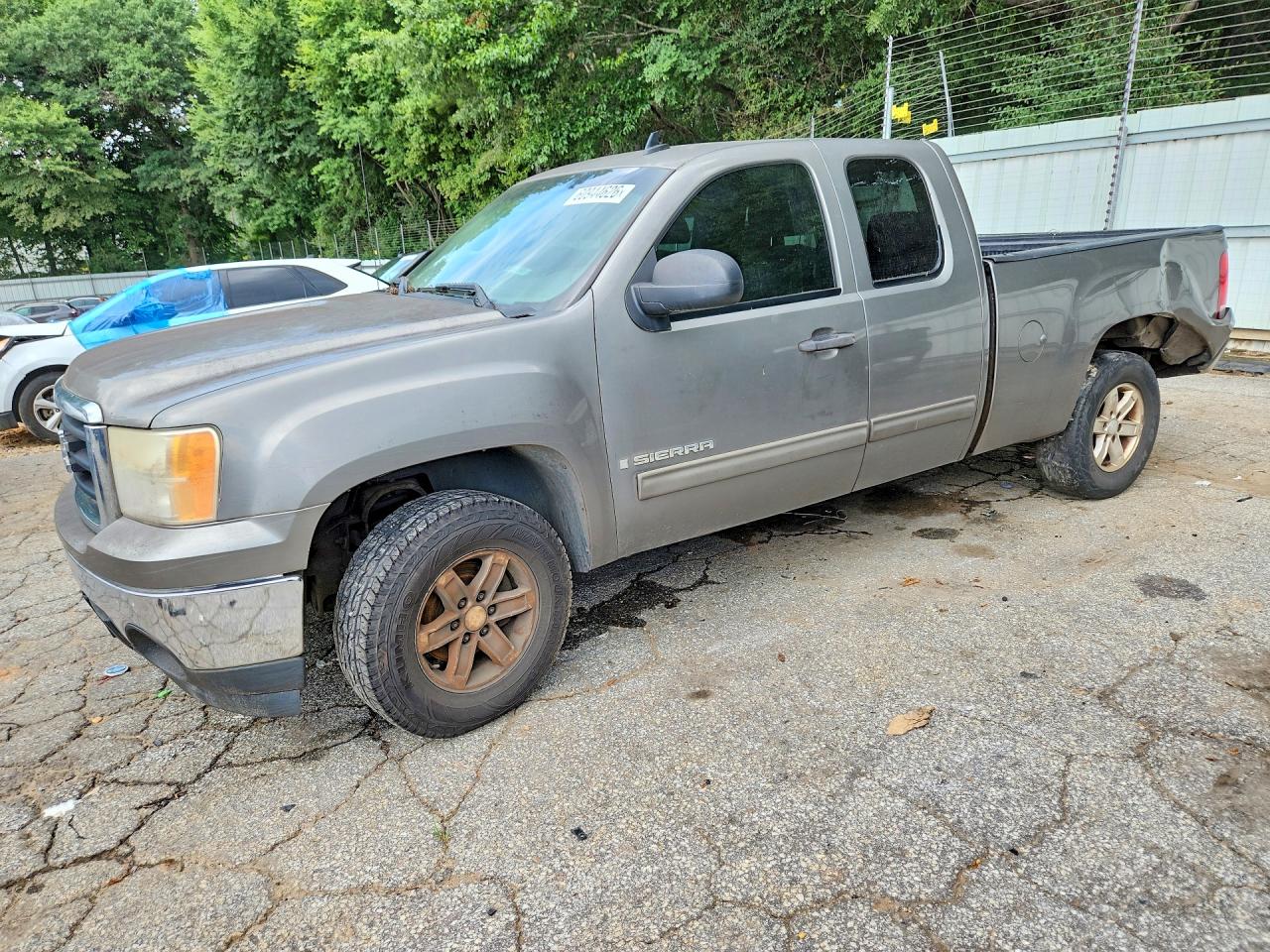 2007 Gmc New Sierra C1500 Gray vin: 1GTEC19CX7Z583540
