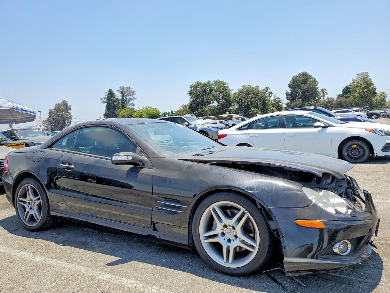 2007 Mercedes-benz Sl 550 Черный vin: WDBSK71F97F126524