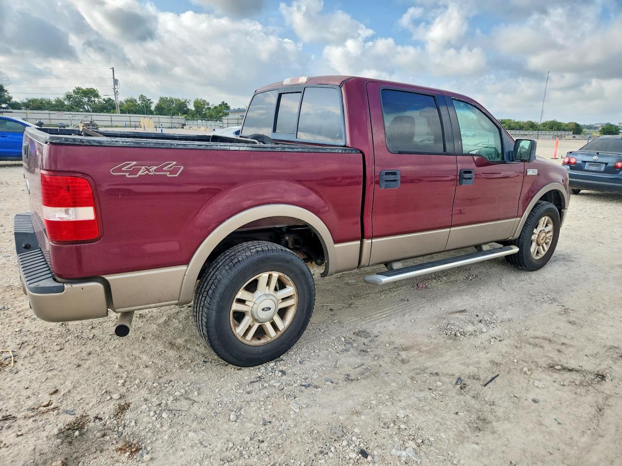 2004 Ford F150 Supercrew Red vin: 1FTPW14524KD64522
