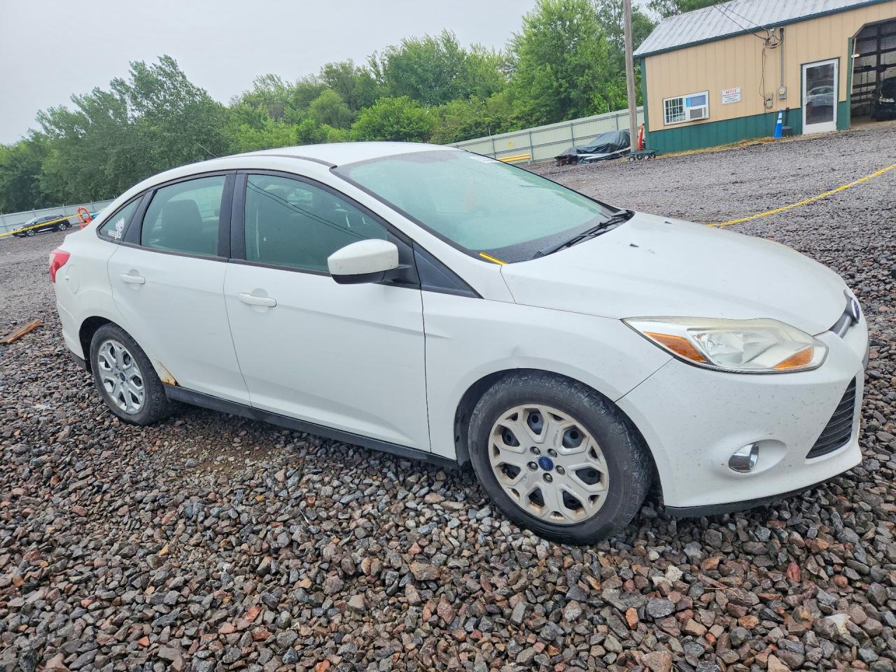 2012 Ford Focus Se White vin: 1FAHP3F21CL289276