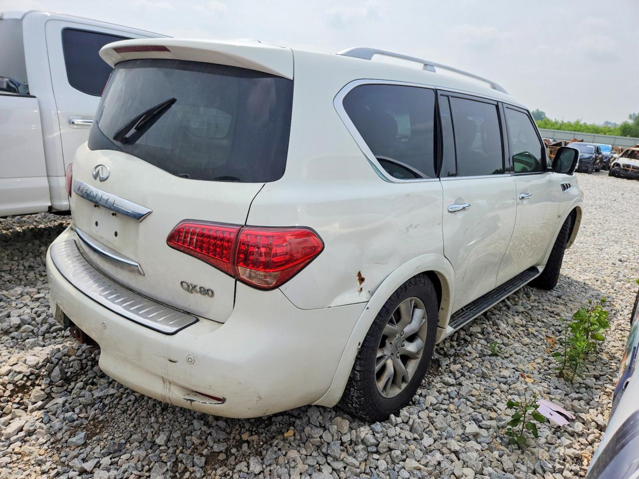2014 Infiniti Qx80 Base Белый vin: JN8AZ2NE3E9062638