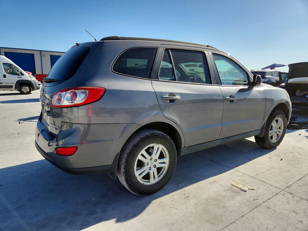 2010 Hyundai Santa Fe Gls Gray vin: 5NMSG3AB2AH408698