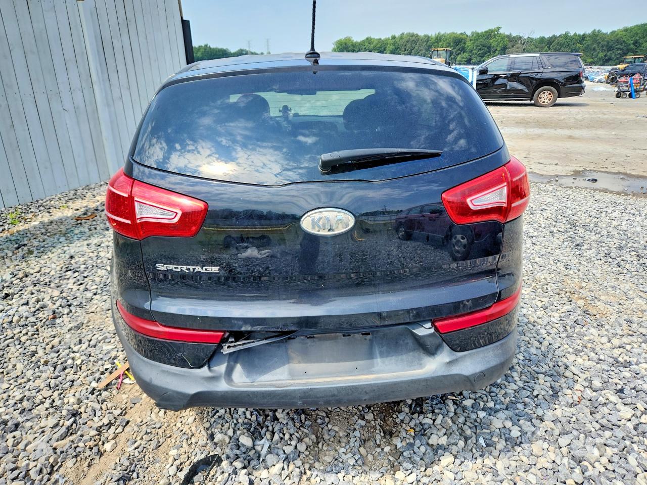 2012 Kia Sportage Lx Black vin: KNDPB3A21C7213674