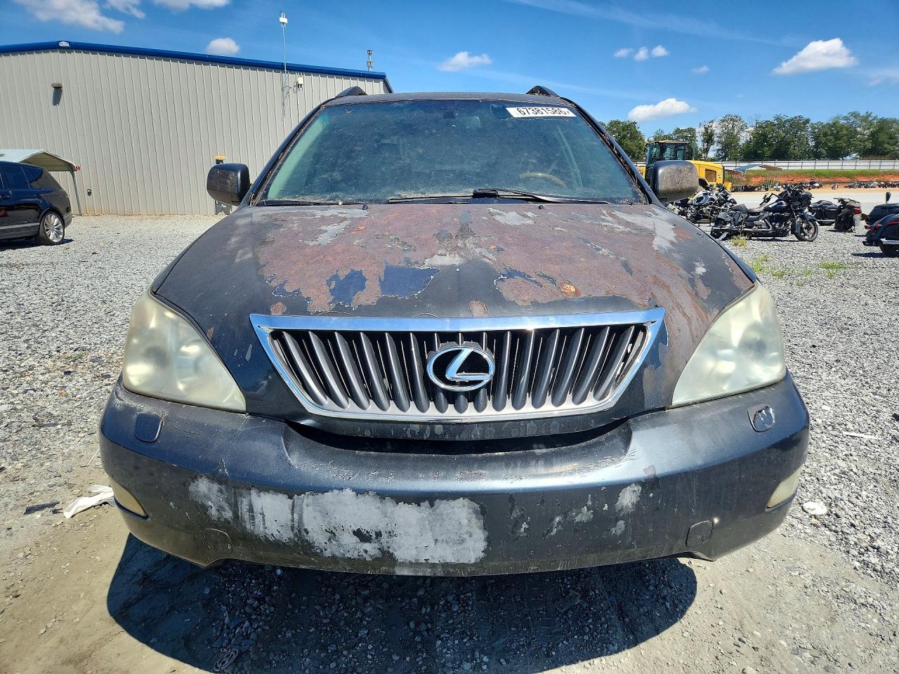 2008 Lexus Rx 350 Black vin: 2T2GK31U88C053165