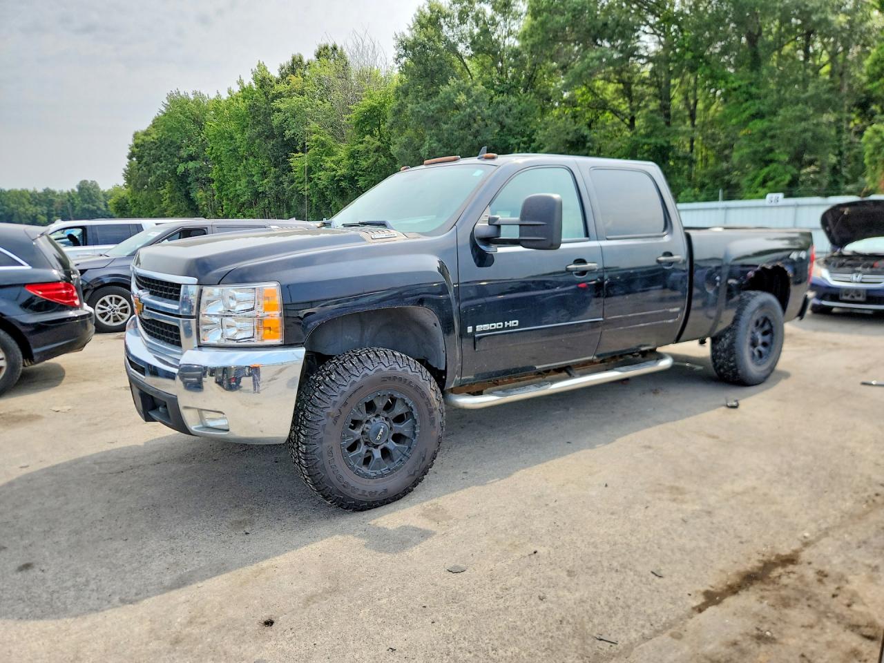 2007 Chevrolet Silverado K2500 Heavy Duty Black vin: 1GCHK236X7F506743