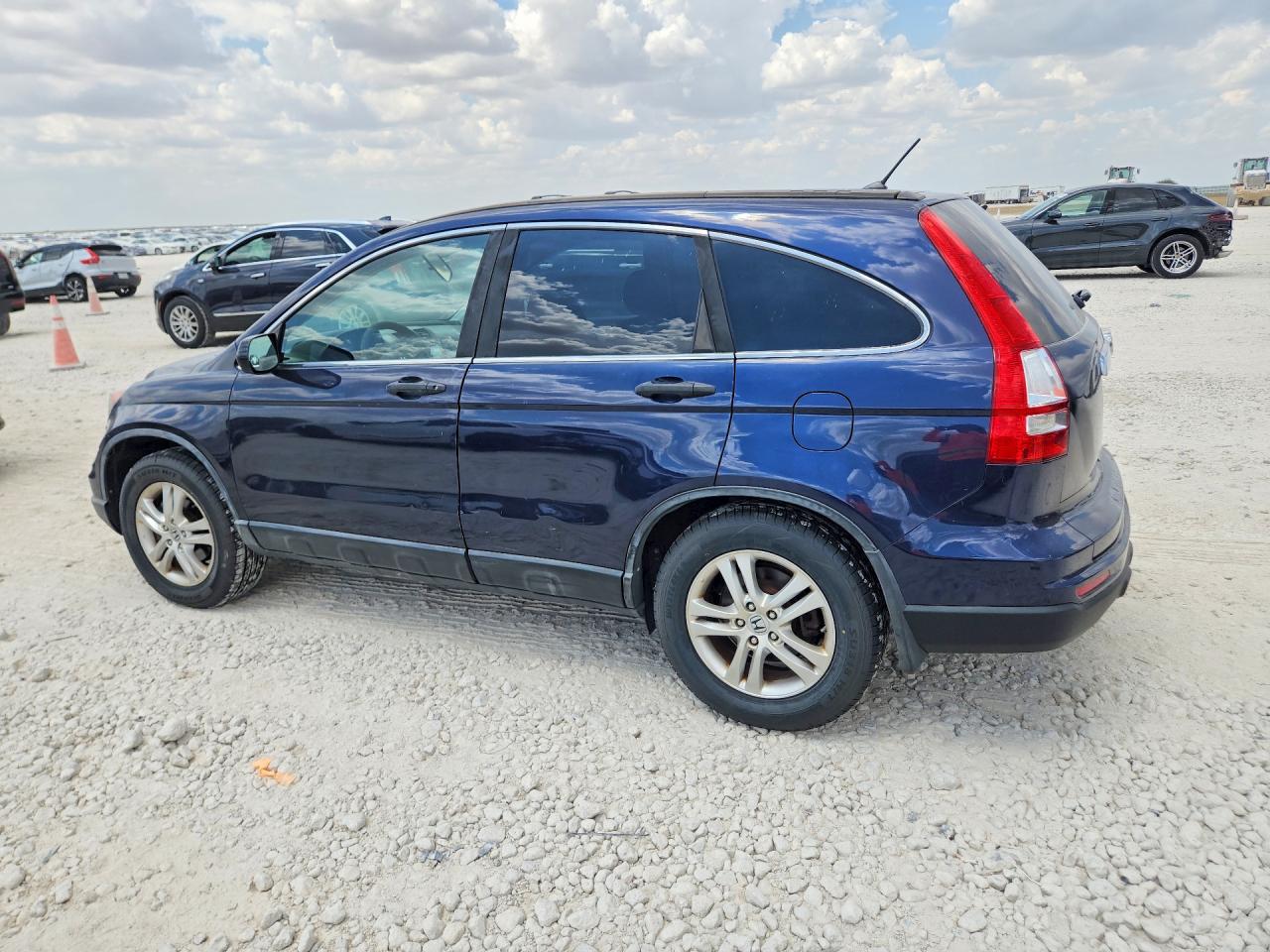 2010 Honda Cr-v Ex Blue vin: 5J6RE4H51AL058015