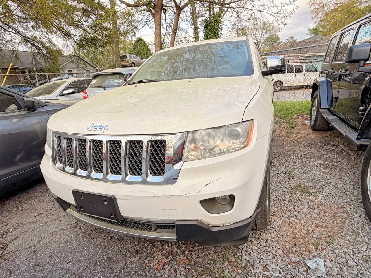 2012 Jeep Grand Cherokee Overland Белый vin: 1C4RJFCG2CC132180