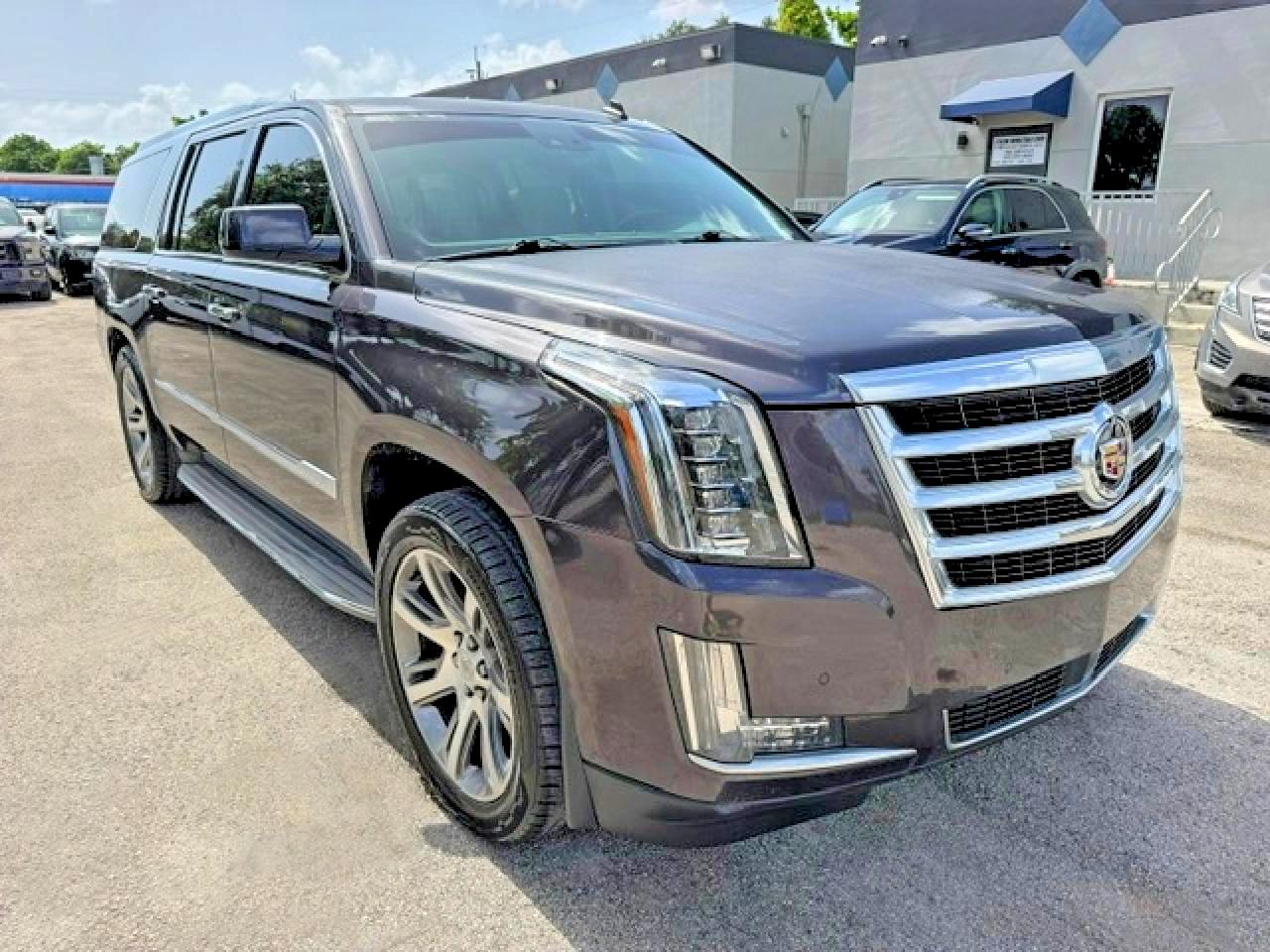 2015 Cadillac Escalade Esv Luxury Gray vin: 1GYS4HKJXFR170768