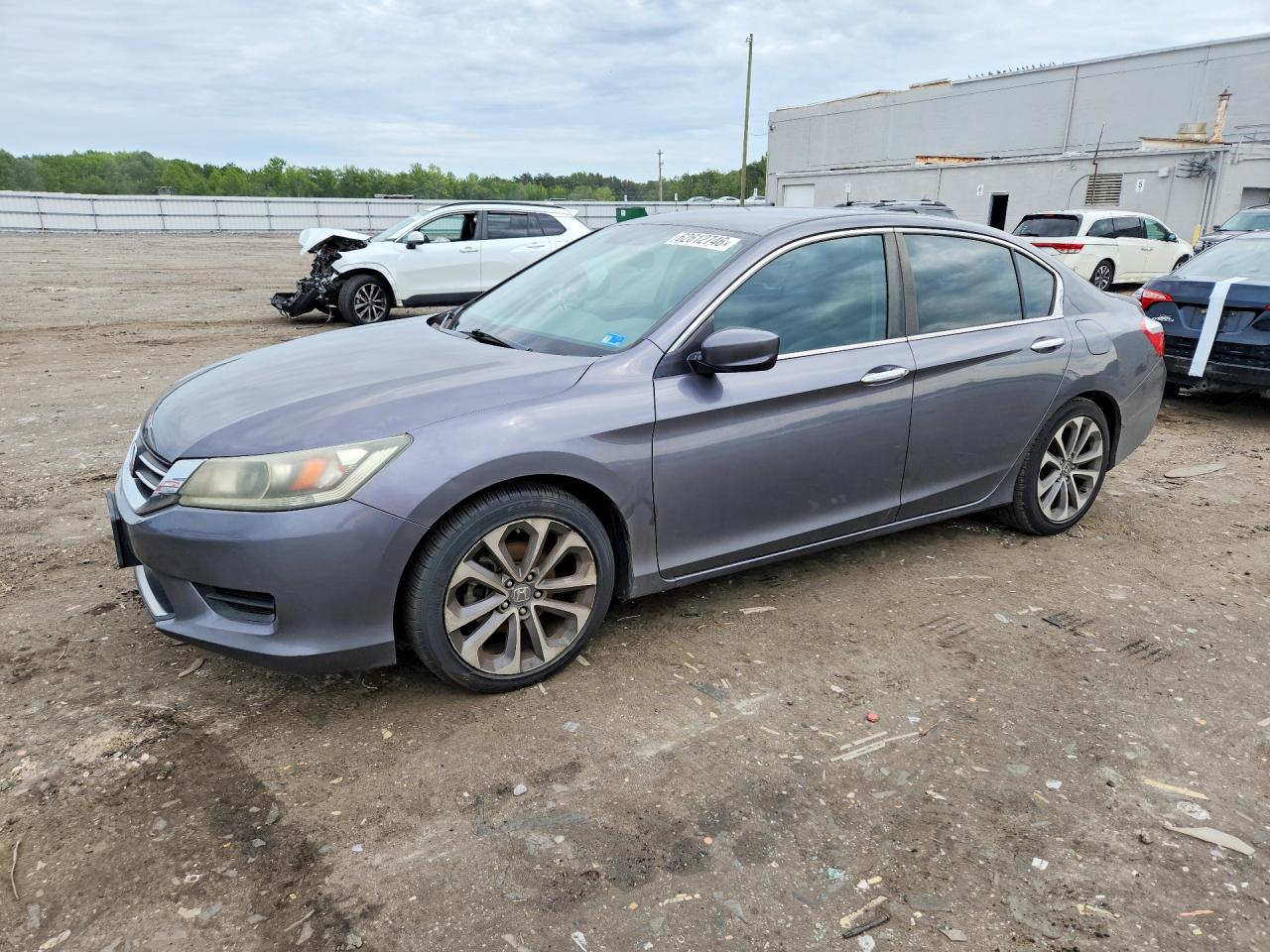 2014 Honda Accord Sport Gray vin: 1HGCR2F52EA110925