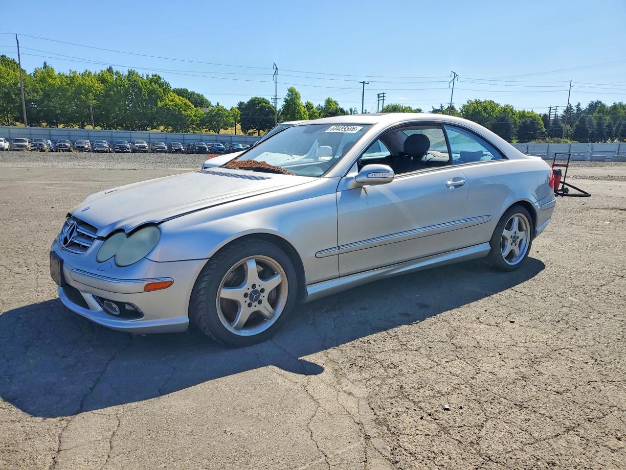 2003 Mercedes-benz Clk 500 Silver vin: WDBTJ75JX3F050215