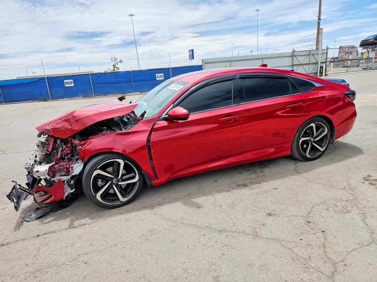 2020 Honda Accord Sport Red vin: 1HGCV1F3XLA031438