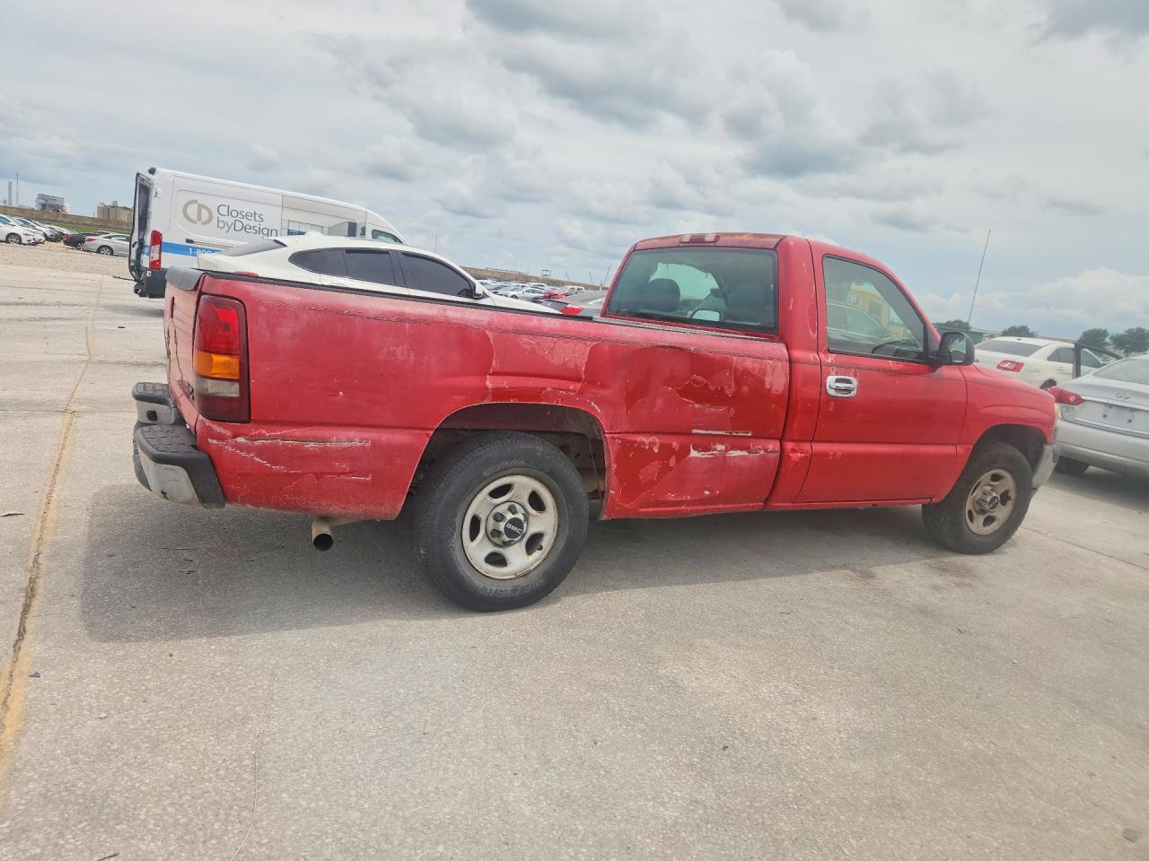 2002 Gmc New Sierra C1500 Red vin: 1GTEC14W22Z327757