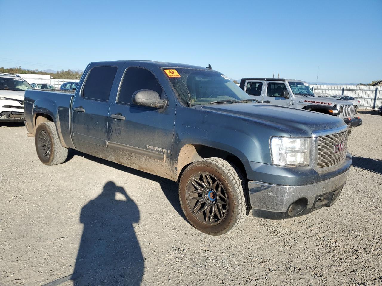 2007 Gmc New Sierra C1500 Blue vin: 2GTEC13J671534478