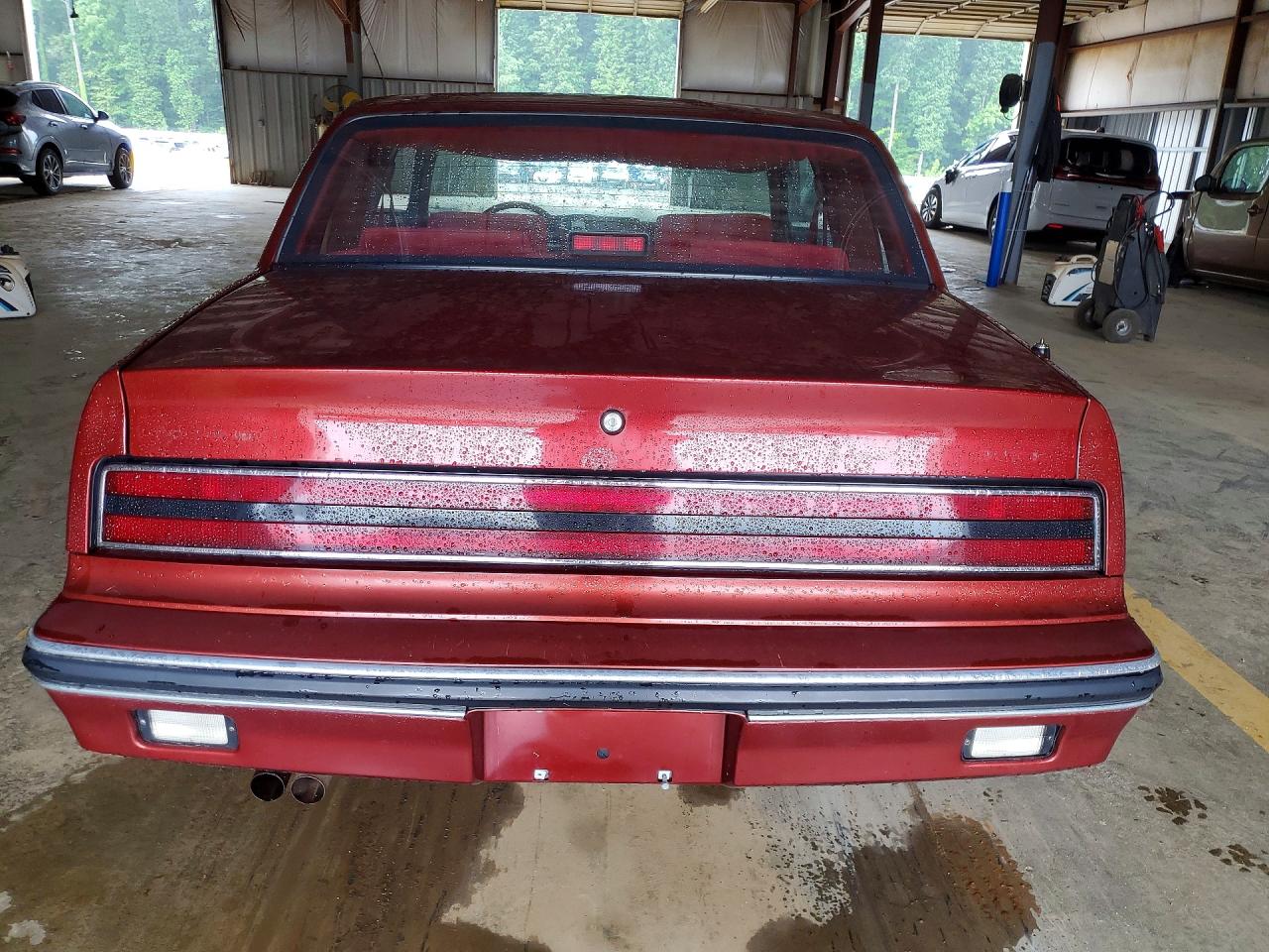 1986 Buick Somerset Custom Red vin: 1G4NJ27L0GM144242