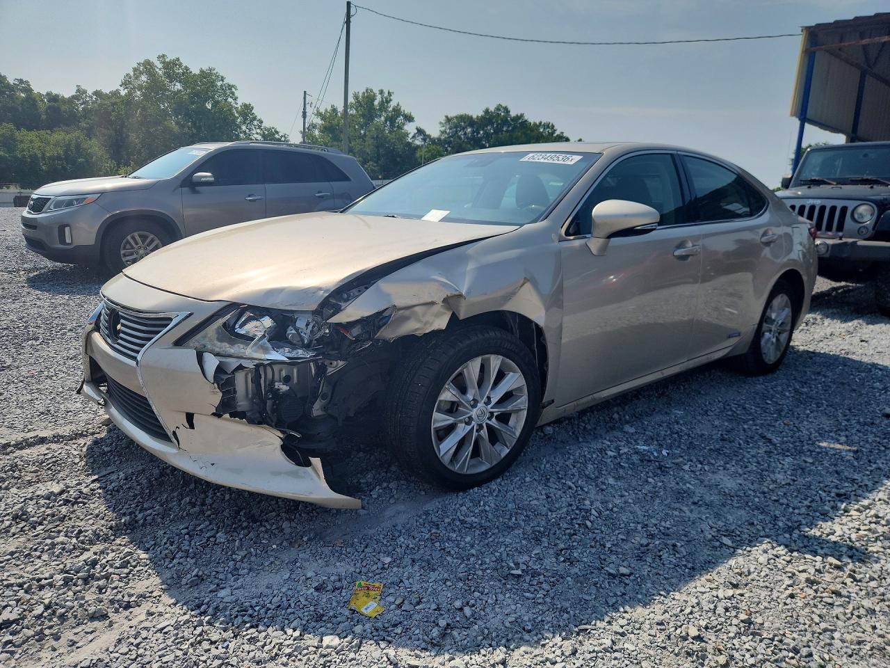2013 Lexus Es 300h Gold vin: JTHBW1GG9D2009739