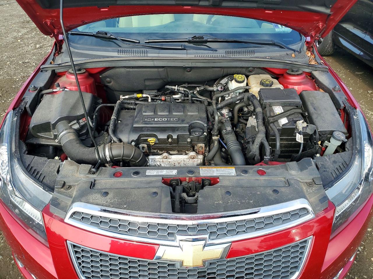 2013 Chevrolet Cruze Ltz Red vin: 1G1PG5SB0D7265836