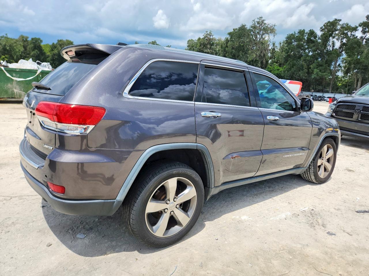 2014 Jeep Grand Cherokee Limited Gray vin: 1C4RJEBG5EC442208