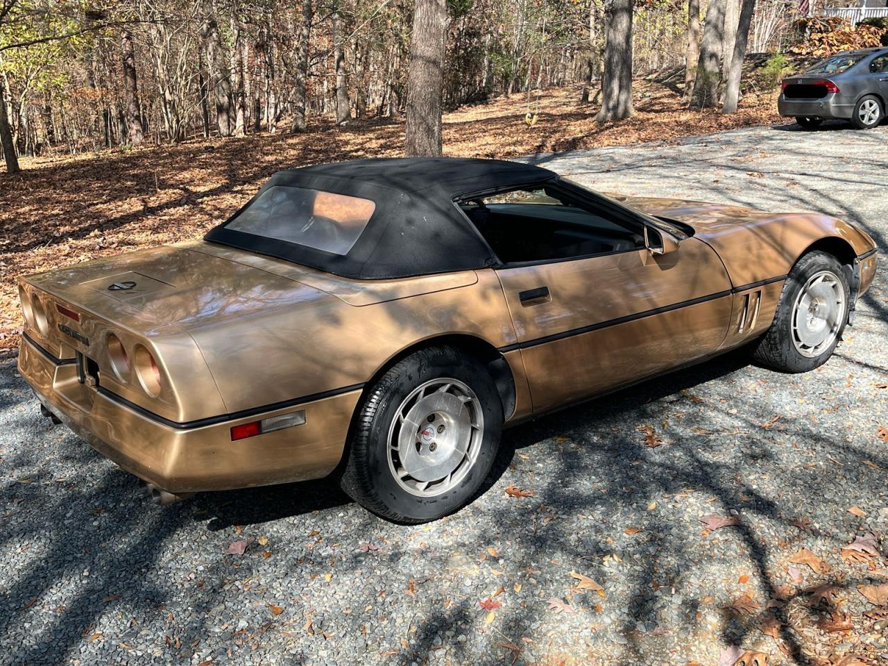 1986 Chevrolet Corvette Gold vin: 1G1YY6789G5902436