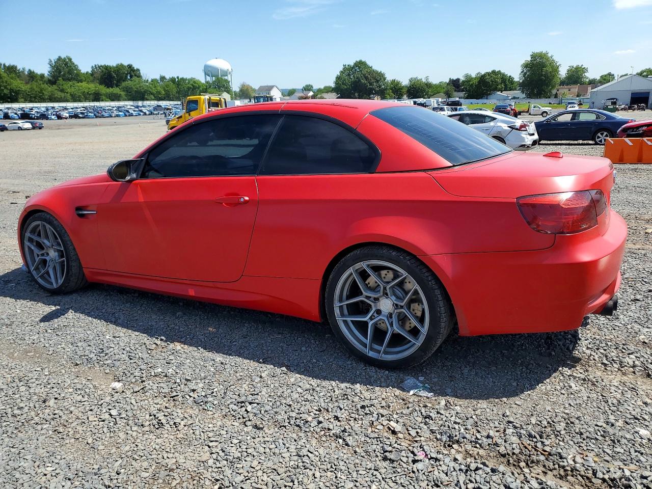 2011 Bmw M3 Red vin: WBSDX9C55BE399138